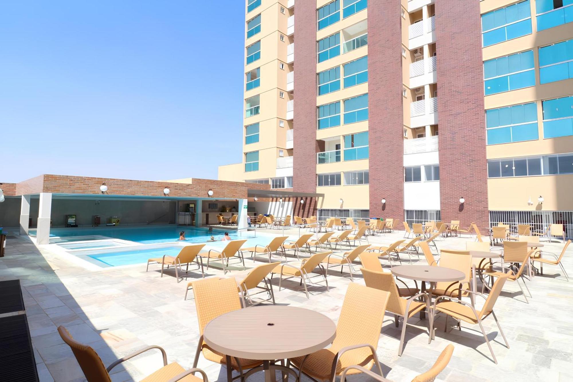 Piazza Diroma Com Acesso Ao Acqua Park Lägenhet Caldas Novas Exteriör bild